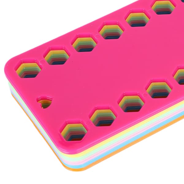 12 stk. Korsstingstråd Organizer 20-huls Plast Floss Bobbin Trådviklebræt