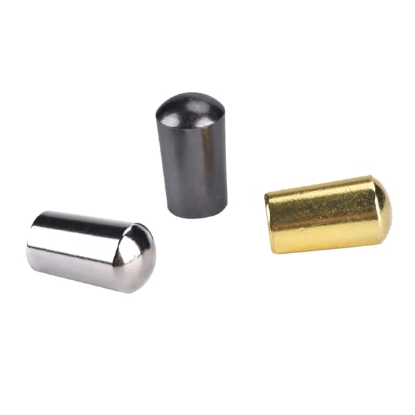 3st 3-vägs vippströmbrytare för LP elgitarr (silver, svart, guld, 4mm)