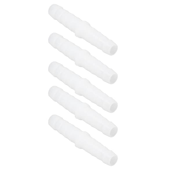 10 st plastslangkoppling rak skarvförbindare 6mm x 6mm
