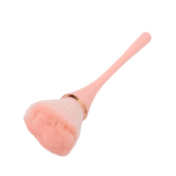 Makeupbørste Bløde, Rige Børster Slanke Hårtoppe Overdimensioneret Fluffy Stærk Puddergrebsevne Børste Pink