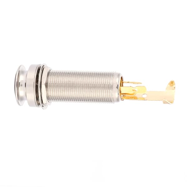 Silver Gold Koppar Stereo Endpin Jack Utgång för Elgitarr Ukulele Pickup
