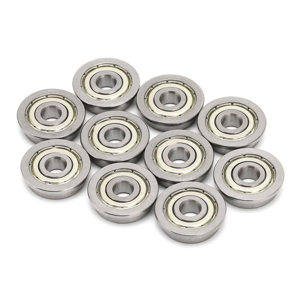 10 stk. mini metal dobbelt afskærmede flangelejer til 3D-printer mekaniske dele