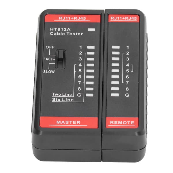 Kabeltester RJ45 RJ11 Telefonlinje Wire Tracker Værktøj til Netværksdiagnostik HT812A