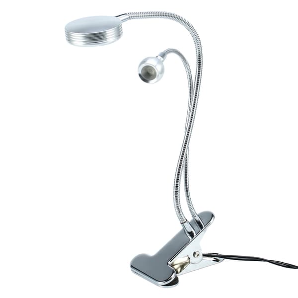 2i1 Bærbar USB Makeup Tatovering Permanent LED Lampe Justerbar Øjenvippe Manicure Lys