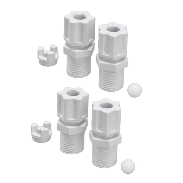 2-pack backspolningsventiladaptermontering poolrengöringsdelar för HAYWARD CL200 CL220