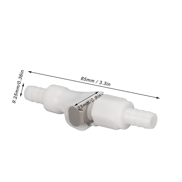 PC væskekøling lynkobling 85mm POM 9.25mm modhage, 2-pak PC vandkredsløbsfitting