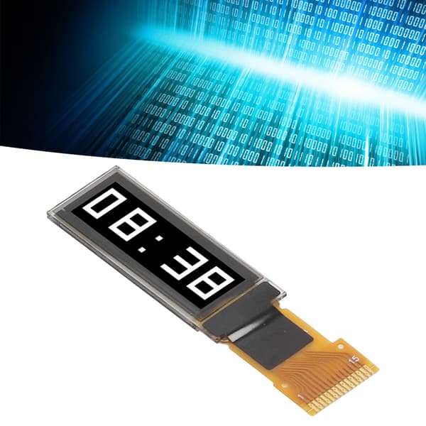 4-pack 0,91 tums OLED-skärm SPI 15Pin vit modul för Arduino