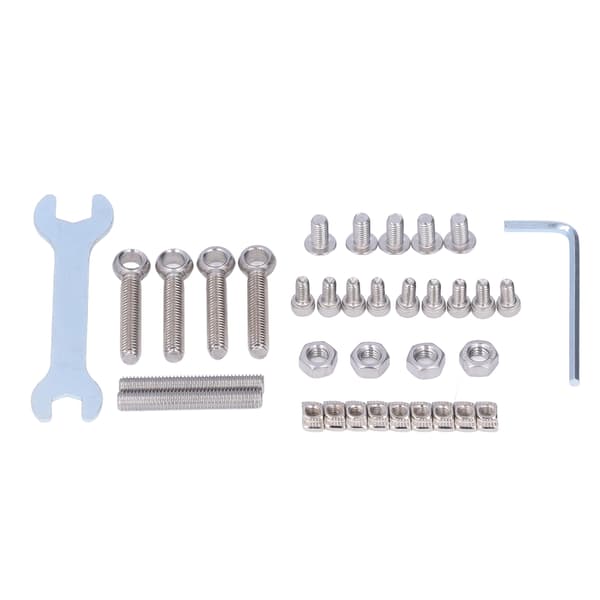 Aluminiumslegering S4 Trækstangsæt med forbindelsesstykker 3D-printer monteringshardware