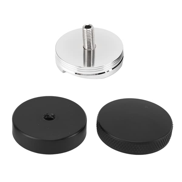 58 mm sort 304 rustfrit stål kaffedistributør og tamper-nivelleringsværktøj