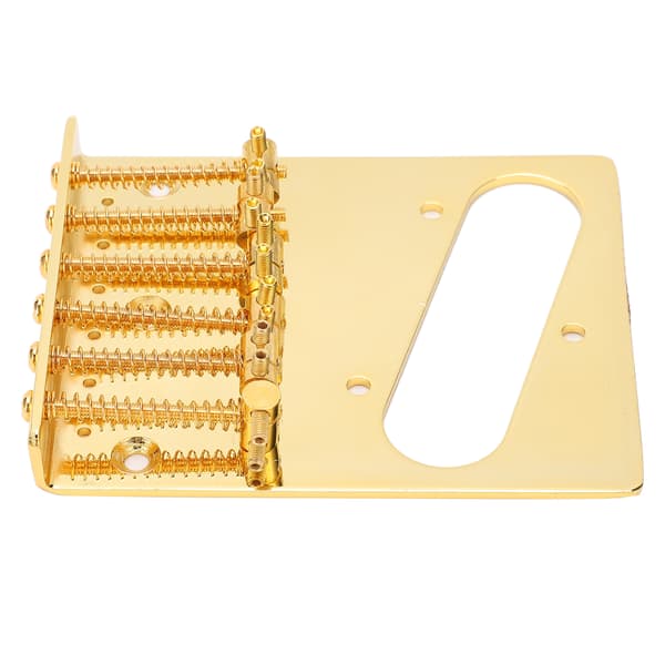 6 guldsadlar Telecaster Stallplatta, Single Coil Pickup-fäste för TL Elgitarr
