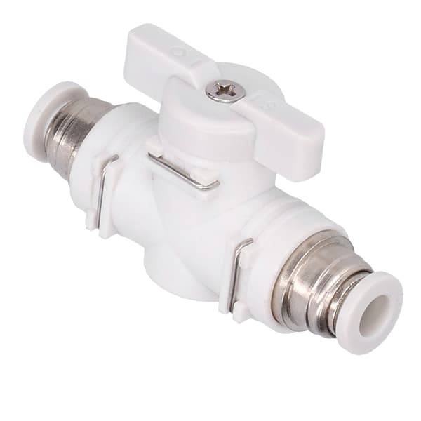 Pneumatisk luftfitting 6 mm lynkobling push-in unionadapter til flowreguleringsventil