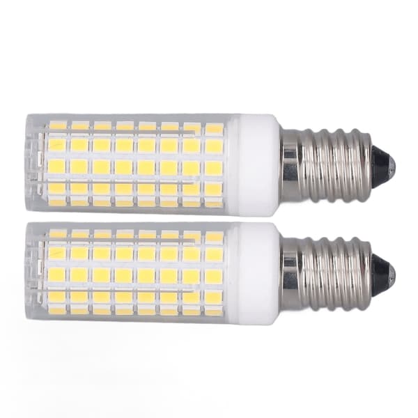 2-pak E14 10W LED-kertepære, energibesparende 102-LED-lys, 100-120V