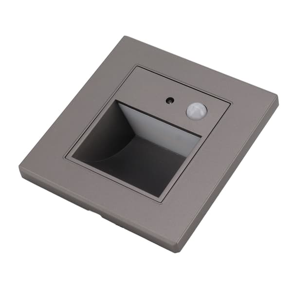 1.5W 3000K Rörelsesensor Trappbelysning, Infälld LED-lampa för Trappor 180-240V