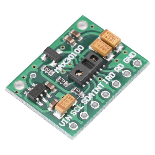 MAX30100 pulssioksimetri- ja sykesensorimoduulin kehityskortti Arduinolle