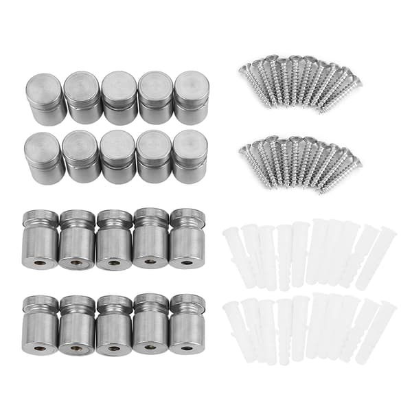 Skyltfästen i rostfritt stål 20-pack M16x20mm