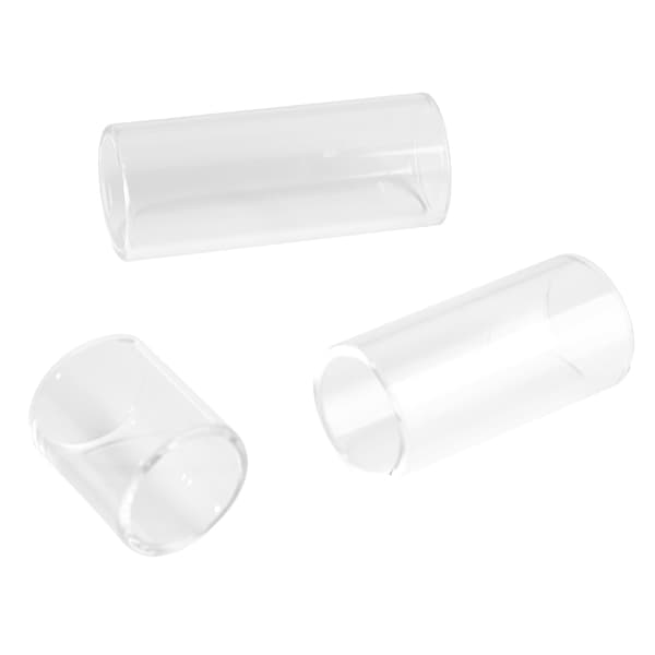 3-pack gitarrslide i glas Fingerslider Instrumenttillbehör för framträdande