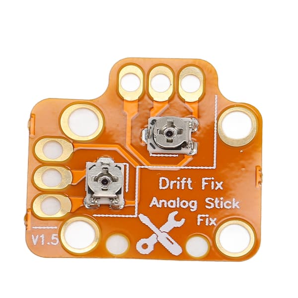 2 STK Gamepad Joystick Drift Reparation PCB Guld 1.9x1.8x0.2cm til PS4 PS5 Xbox One Series S X Controller