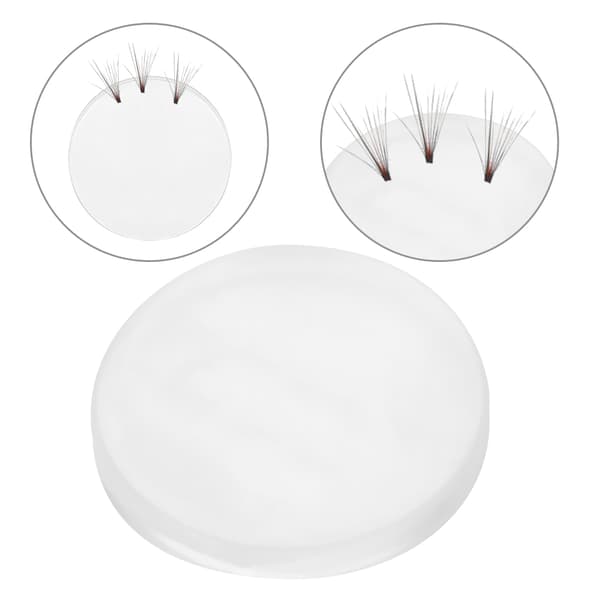Silikone Eyelash Extension Adhesive Stand Holder Pallet Eyelash Pad Makeup Tool 3cm