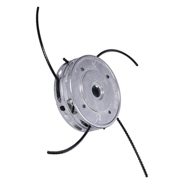 Universal 4-linet trimmershoved i aluminium til 40CC ukrudtsfjerner med lige skaft