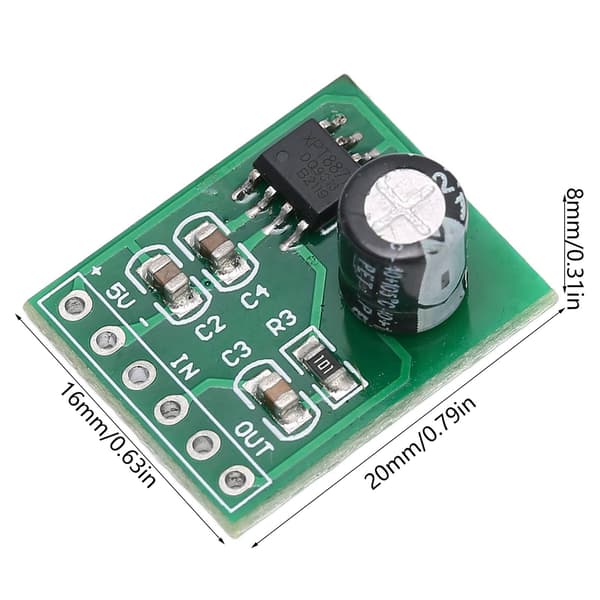 5V Mini Mono Audioförstärkarmodul Lågbrusig Kort för Högtalarutrustning