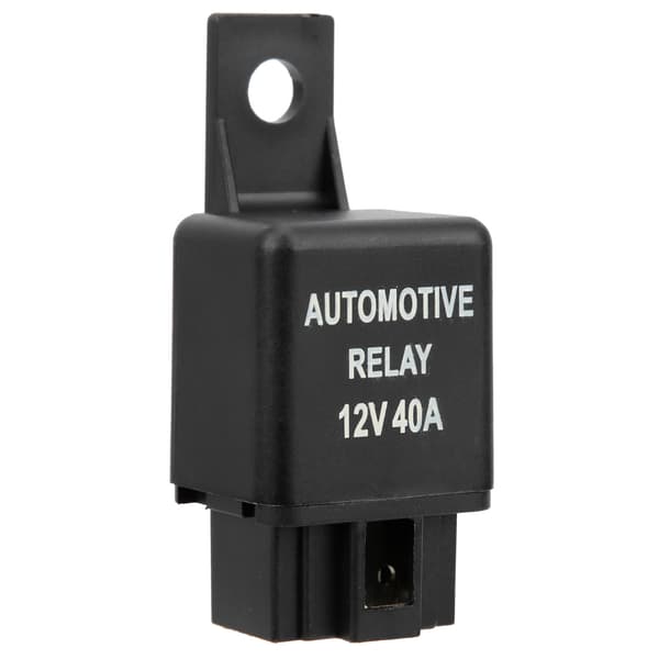 10 stk. 12V 40A bil AC kondensatorrelæ, 5-leder fatning, bilkøleventilator