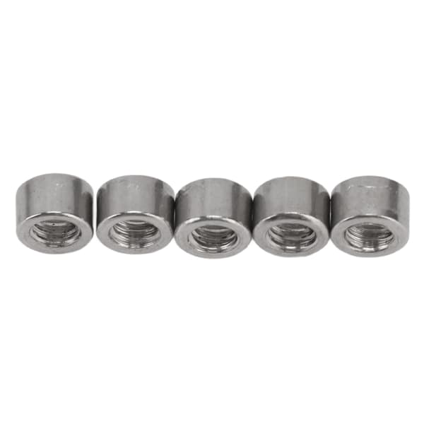 50 stk. M4x0.7 runde koblingsmøtrikker, 4 mm længde, 304 rustfrit stålforbindelse til reparationer