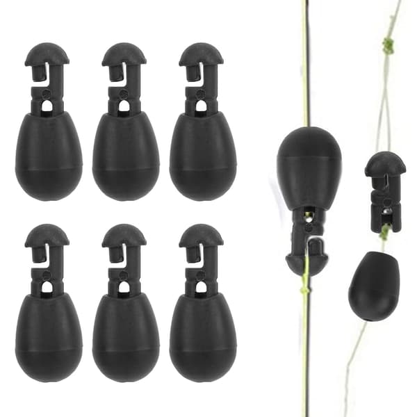 Store sorte karpefiskeri perler stik til kroglink feedere - terminal tackle tilbehør