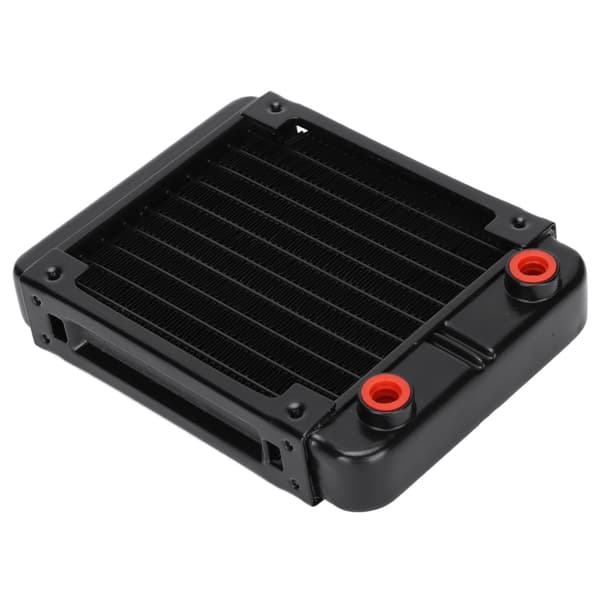 Processor Aluminium Radiator 10-rørs køler, G1/4 Gevind, Lydløs Effektiv Køleplade til PC