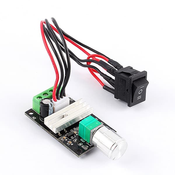 6-28V 3A PWM DC Motor Hastighedsregulator, Vendbar Pulsbredde Regulator Afbryder