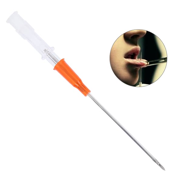 Kateter Piercingnåle Øre Næse Piercingnåle Rustfrit Stål Kropspiercingværktøj 50 Stk/Æske 14G