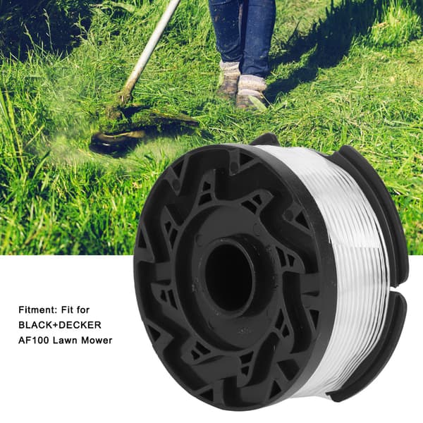 6-pack gräsklipparblad med skydd, reservdelar kompatibla med BLACKDECKER AF100