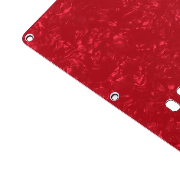 2 st elgitarr bakplåtar 6 hål PVC-plast plektrumskydd bakplatta ersättning röd