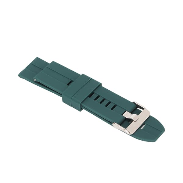 22 mm silikone Quick Release rem til Realme Watch 2, universal mørkegrøn rem