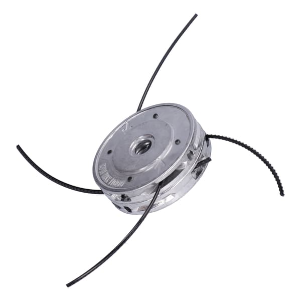 Universal 4-linet trimmershoved i aluminium til 40CC ukrudtsfjerner med lige skaft