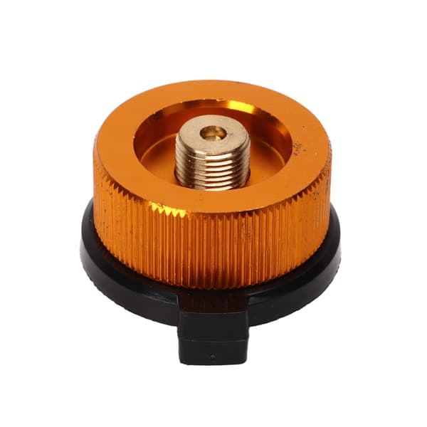 2 st campingköksadapter Automatisk avstängning Nylon Koppar Aluminiumlegering Lätt Bärbar Propanadapter