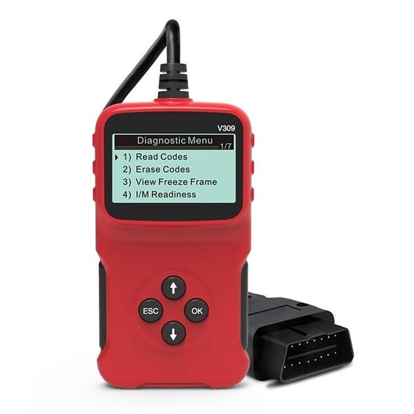 Bil OBD2 Diagnostisk Scanner Motor Fejldetektor 5 Sprog Kode Læser V309 Værktøj