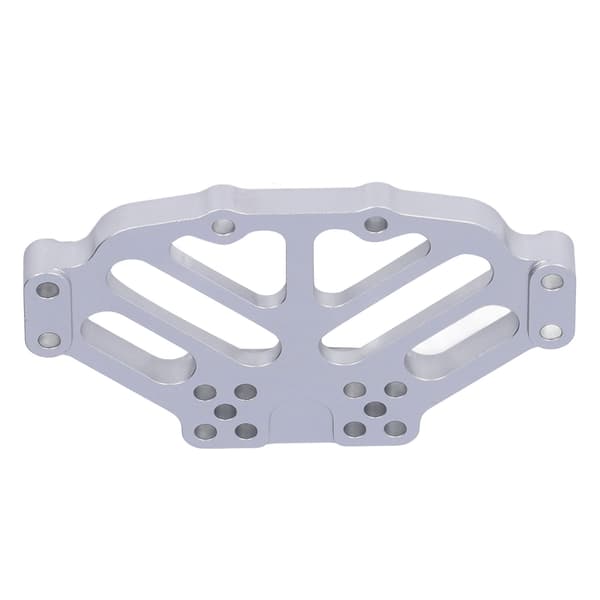 CNC Aluminium Styrstångsfäste för Tamiya 1/10 CR-01 Rock Crawler, Silver, 4-pack