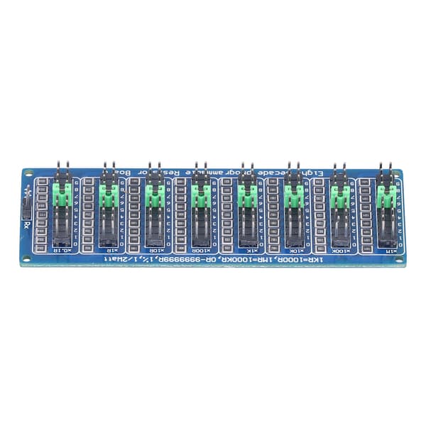 Programmerbar Modstandsplade 0.1Ω-9.999999MΩ 8-kanals Skrueterminalblok Præcisions Elektronisk Modul