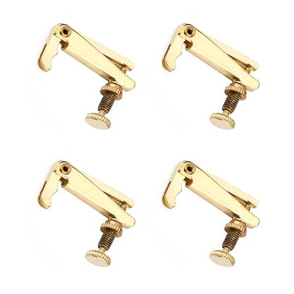 4-pak legering finstemmere strengjustering reservedele til 3/4 4/4 violin guld