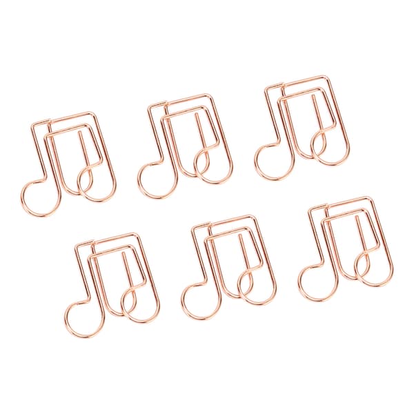 100 stk. papirclips, multifunktionelle, innovative, søde former, rustfri galvaniserede metalclips til dokumentklassificering
