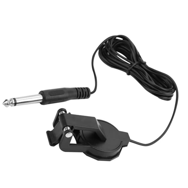 3,5 mm Piezo Pickup Mikrofonklämma för fiol akustisk gitarr