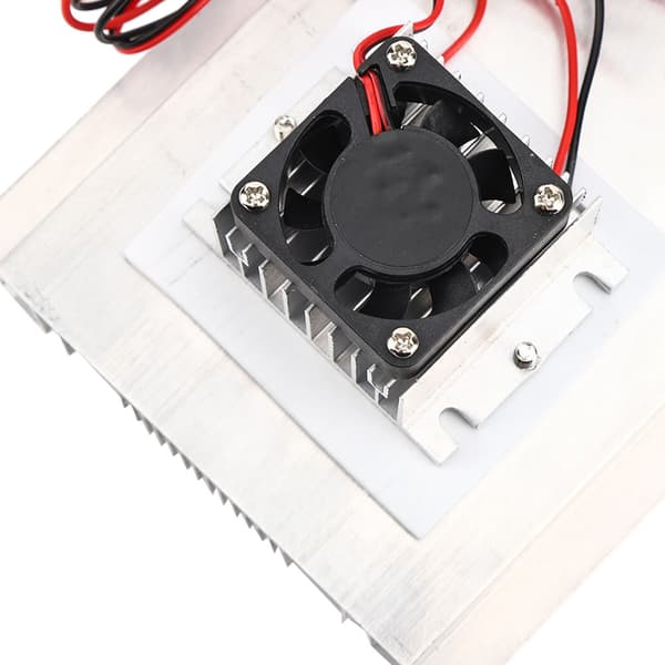 Termoelektrisk Peltier-køler 12V Dual Core Chip Set til minikøleskab, 40x40mm