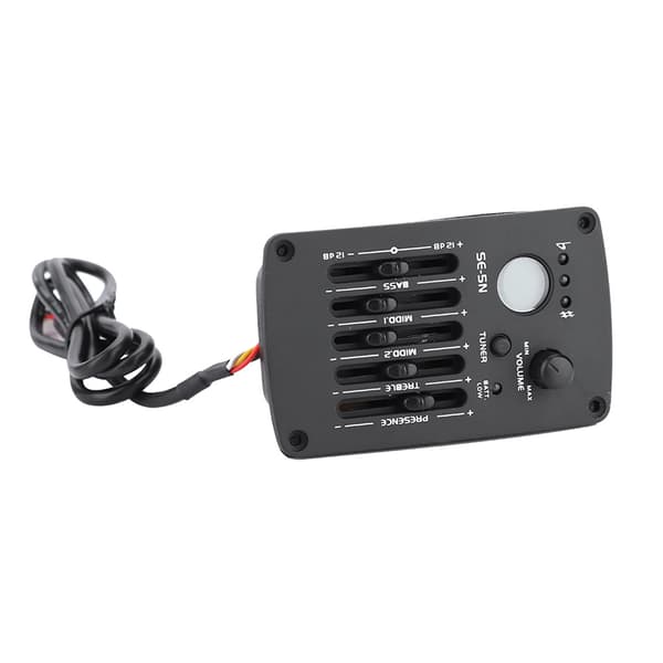 Akustisk Gitarr EQ Equalizer Förförstärkare Stämapparat 5-Band SE-5N Pickup Kit Instrumenttillbehör