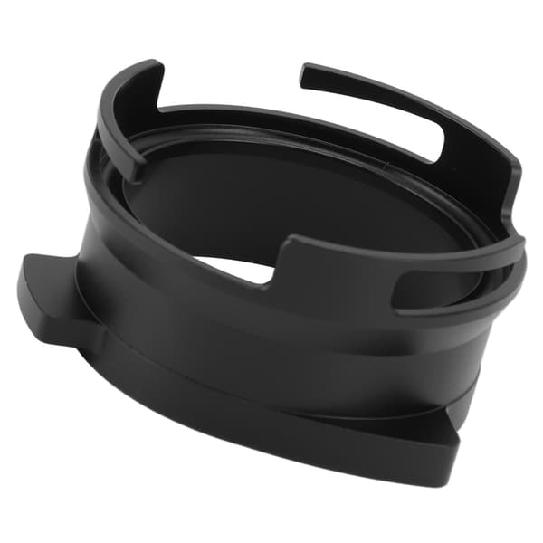 54 mm roterbar kaffedoserings tragt i aluminiumslegering, sort espressomaskinetilbehør