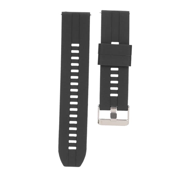 Universal 22 mm silikone quick-release urrem til Realme Watch 2, sort