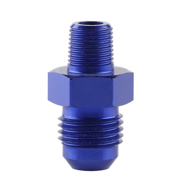 Aluminiumslegering Han Flare AN6 Til 1/8\" NPT Lige Brændselsolie Fitting Adapter