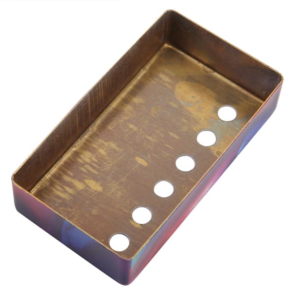 2 st koppar 6-håls pickup-skydd för underhåll av elgitarr, 70x39x16,5 mm