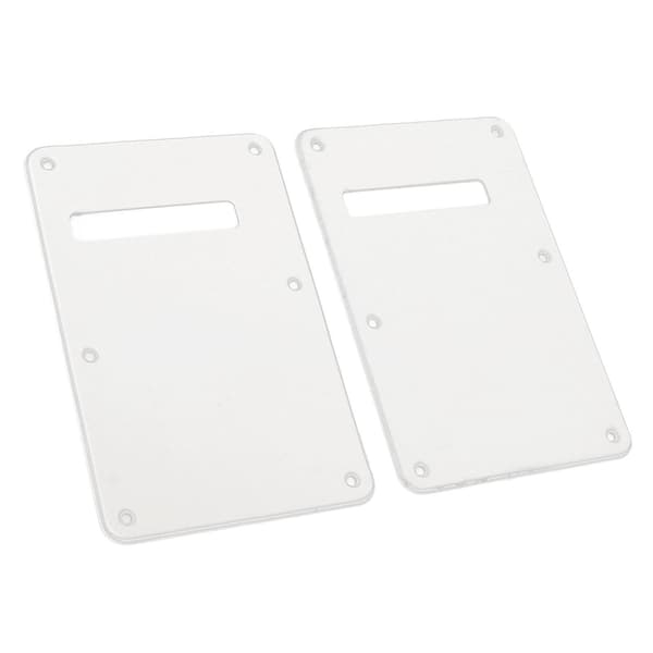 2 st PVC elgitarr bakplatta repskydd 146x93mm musikutrustning ersättning vit