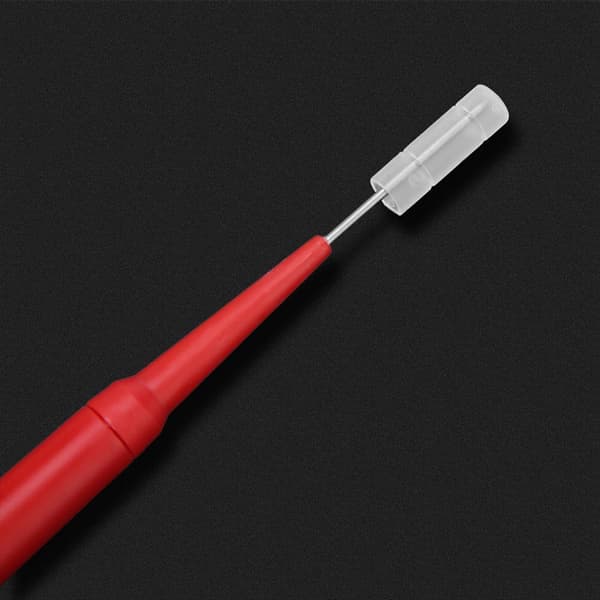 P5008 2-delt sort rød isoleret bananstik multimeter probe piercing testnåle