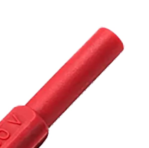 0,7 mm Multimeter Testprobe Højtemperaturmodstand Præcis Detektionsledning Piercingprobe til Bilreparation Rød